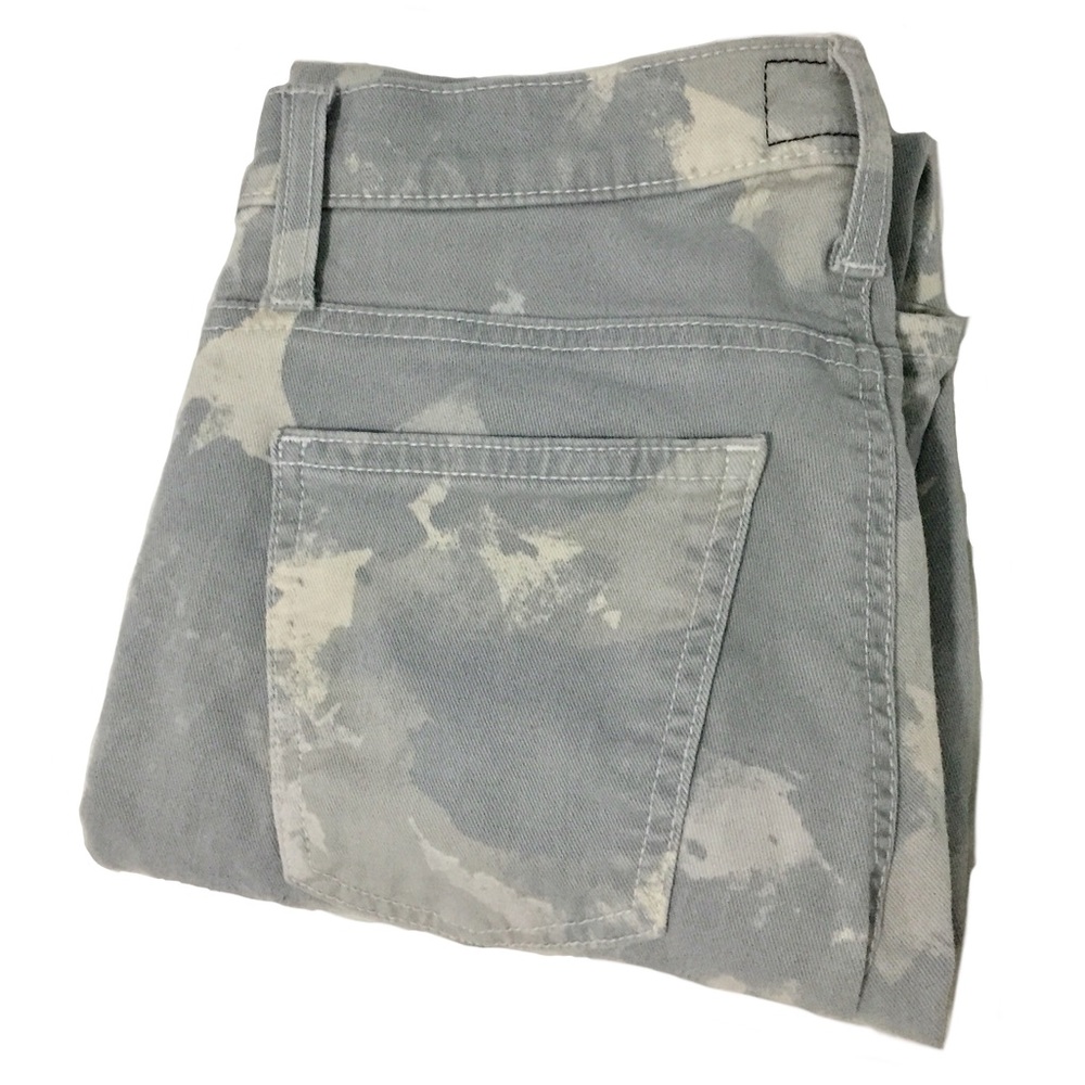 Current/elliot the stiletto grey camo skinny jeans